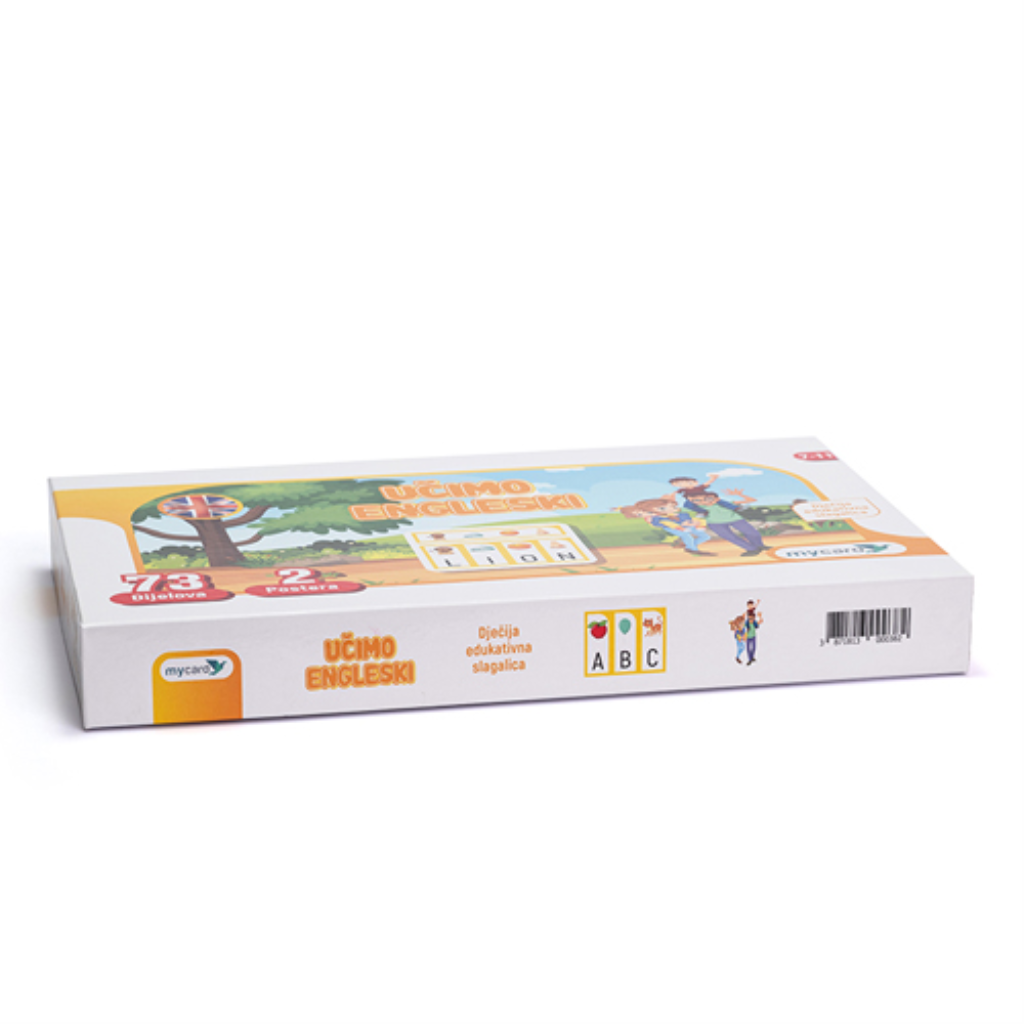 ANGLA EDUKAT.SLAGALICA UČIMO ENGLESKI,VRABAC