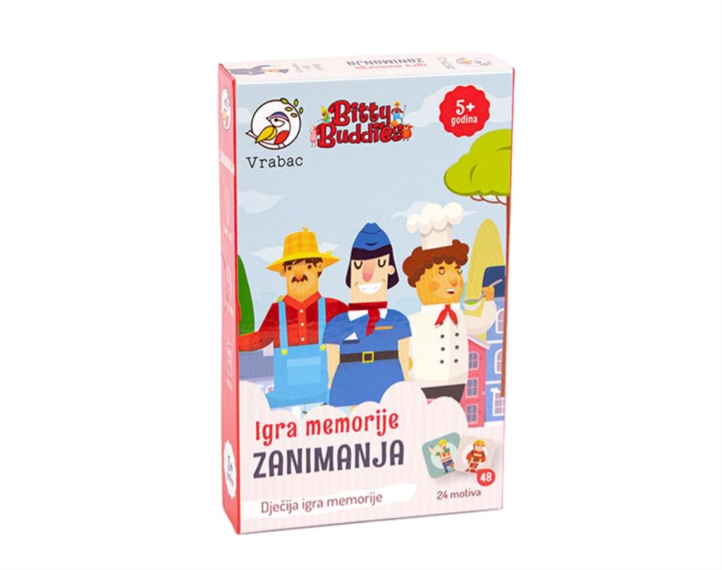 BITTY BUDDIES IGRA MEMORIJE ZANIMANJA,VRABAC