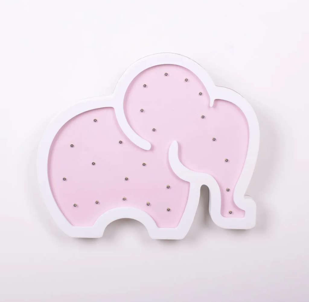 DJEČJA LAMPA SLON/ROZA WL23-02 FV.