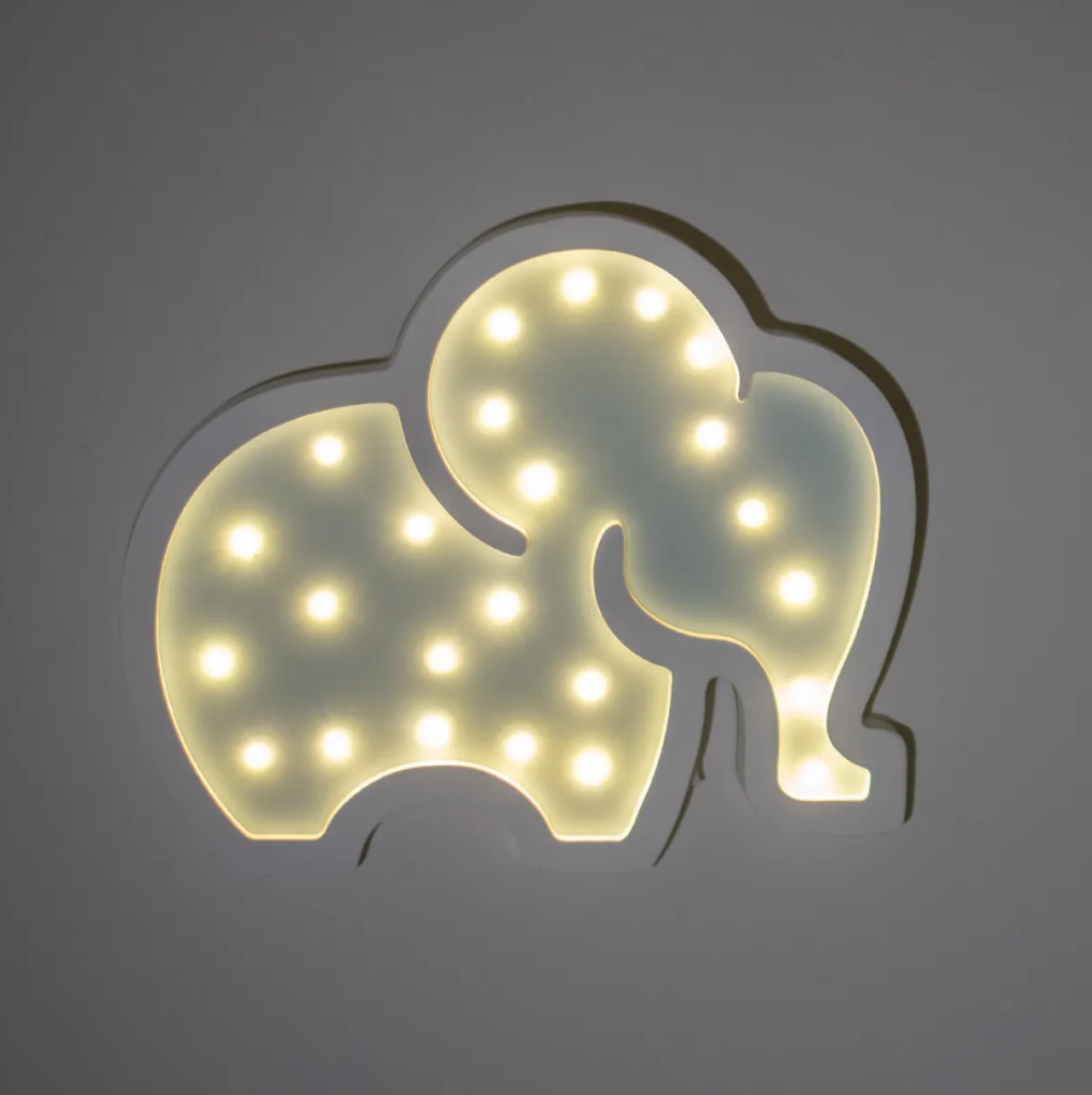 DJEČJA LAMPA SLON/ROZA WL23-02 FV.