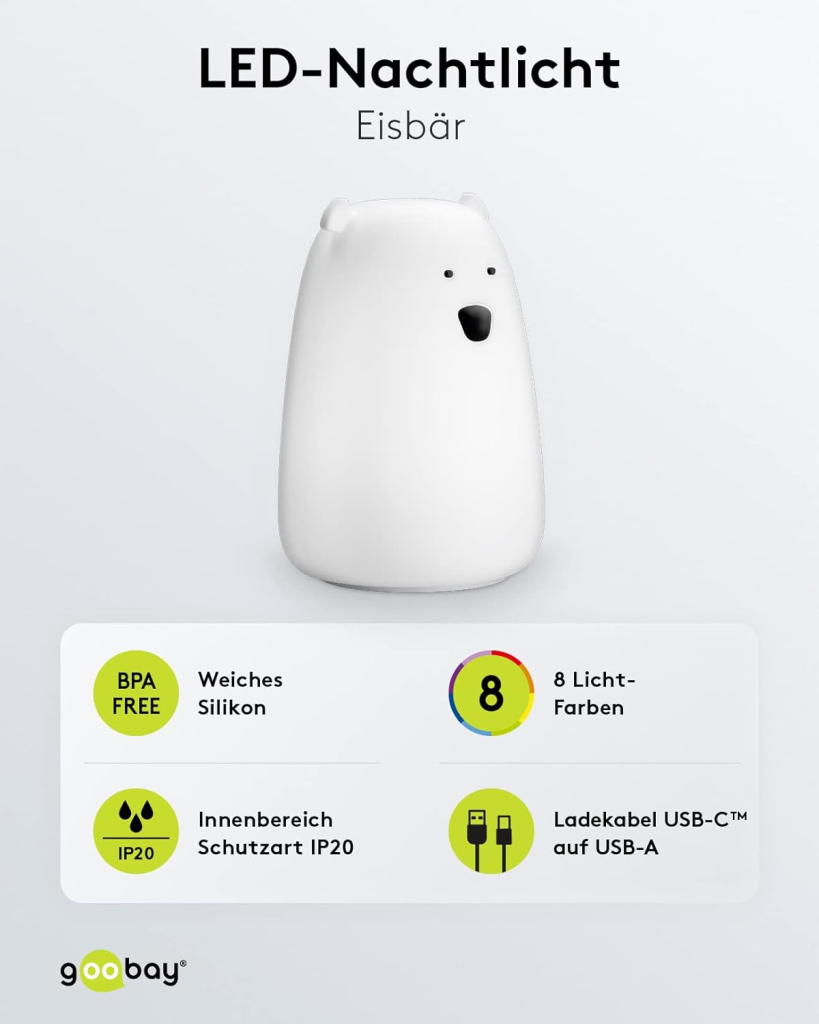 LED LAMPA MEDO,7 BOJA,PUNJIVA BATERIJA,TOUCH SENZOR