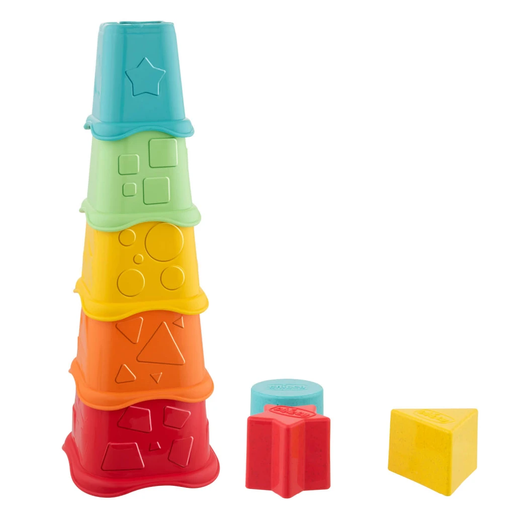 CHICCO ECO IGRAČKA SLAGANJE ČAŠA 2U1,6-36M M.