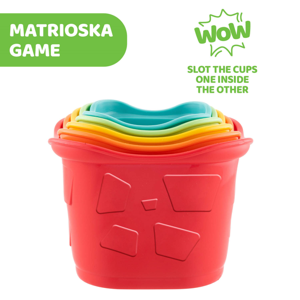 CHICCO ECO IGRAČKA SLAGANJE ČAŠA 2U1,6-36M M.