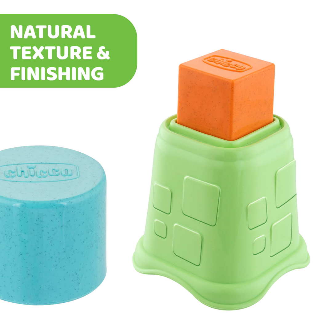 CHICCO ECO IGRAČKA SLAGANJE ČAŠA 2U1,6-36M M.