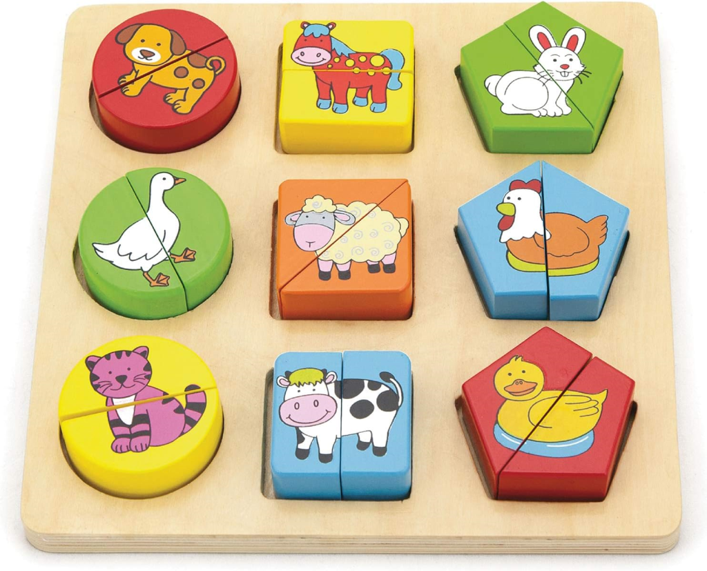 VIGA DRVENE PUZLE 18 DIJELOVA-FARMA ,M.