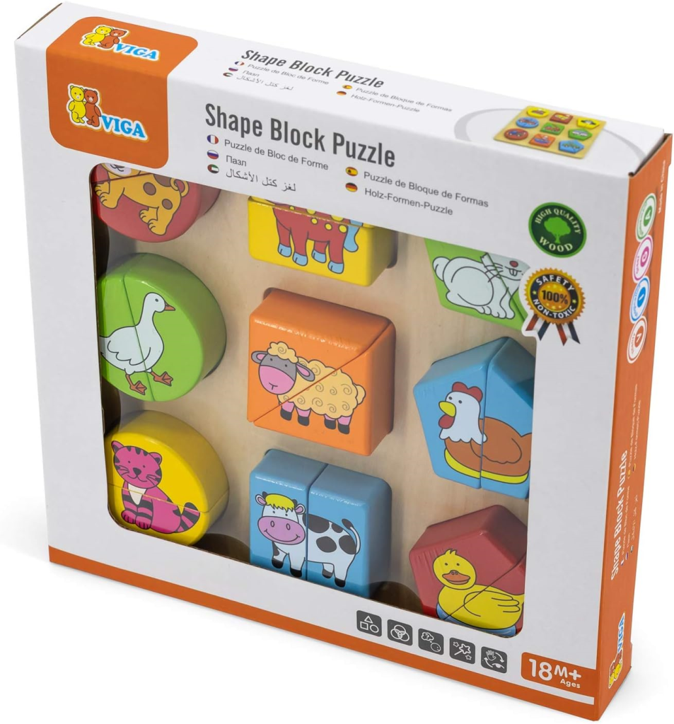 VIGA DRVENE PUZLE 18 DIJELOVA-FARMA ,M.