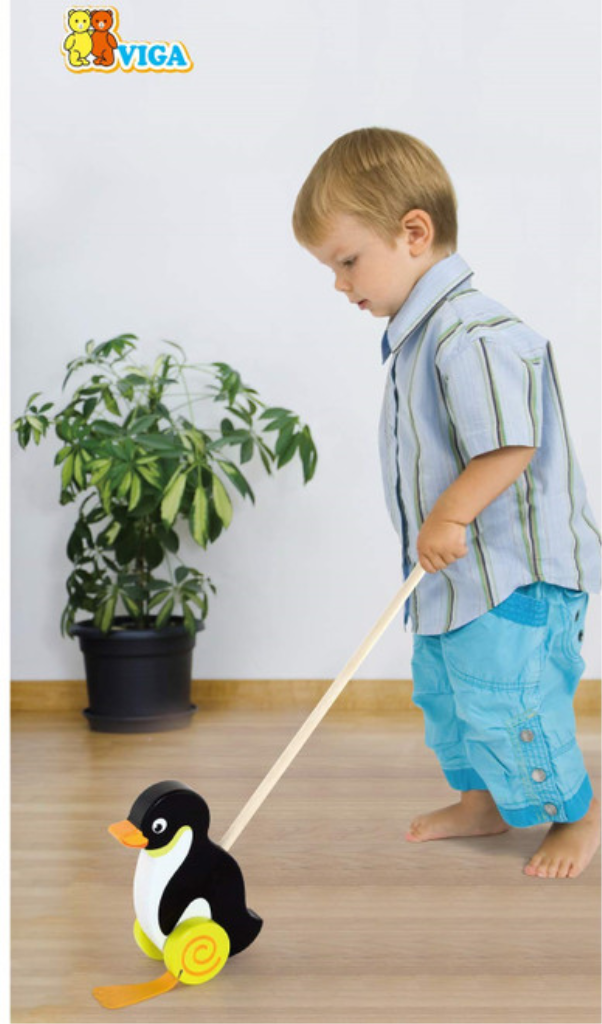 VIGA DRVENA IGRAČKA PINGVIN M.