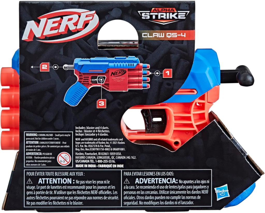 NERF ALPHA STRIKE CLAW QS PIŠTOLJ M.