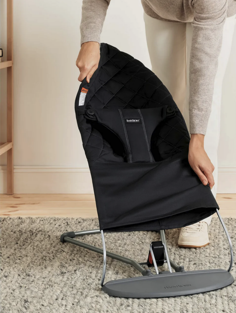 BABYBJORN BLISS COTTON CLASSIC QUILT LEŽALJKA-BLACK