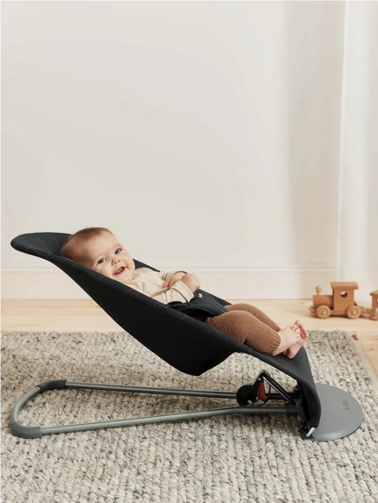 BABYBJORN BLISS COTTON CLASSIC QUILT LEŽALJKA-BLACK