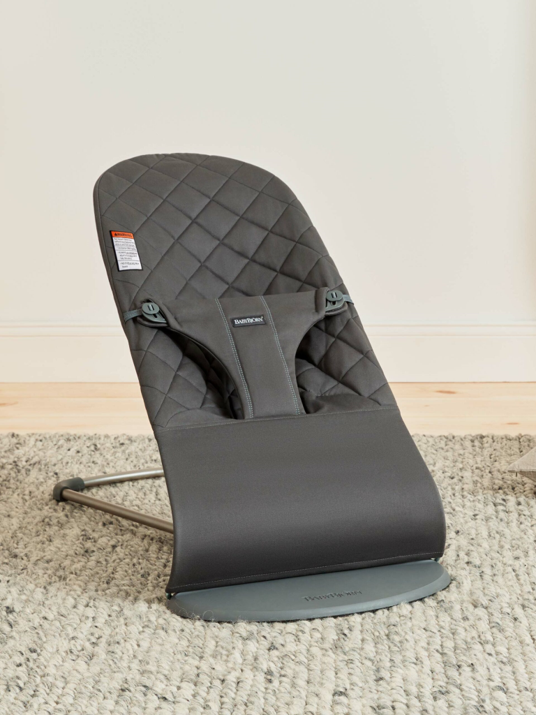 BABYBJORN BLISS COTTON CLASSIC QUILT LEŽALJKA-ANTHRACITE