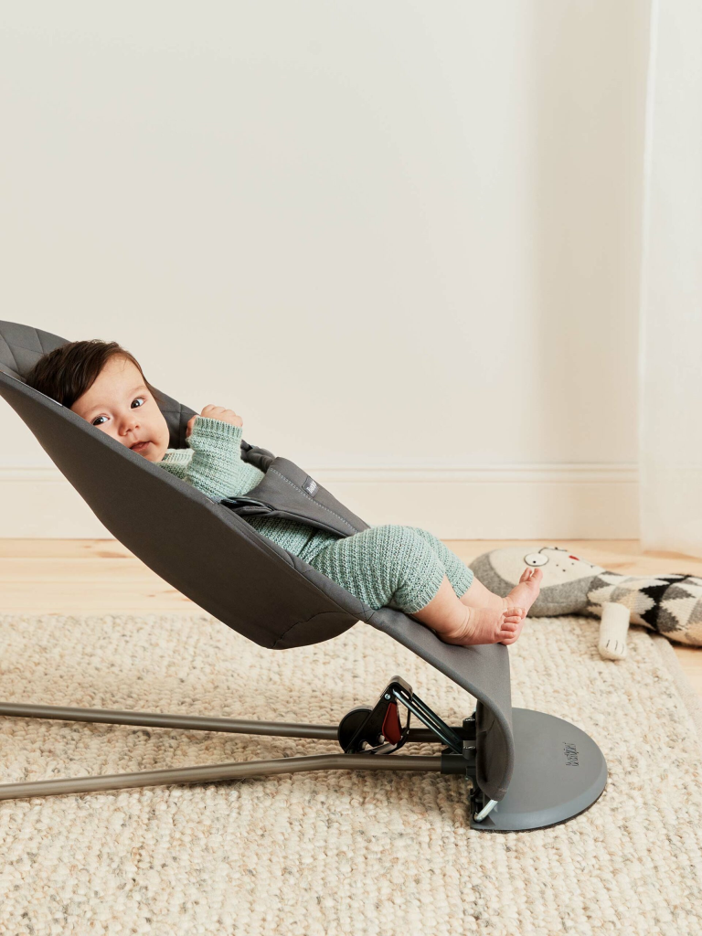 BABYBJORN BLISS COTTON CLASSIC QUILT LEŽALJKA-ANTHRACITE