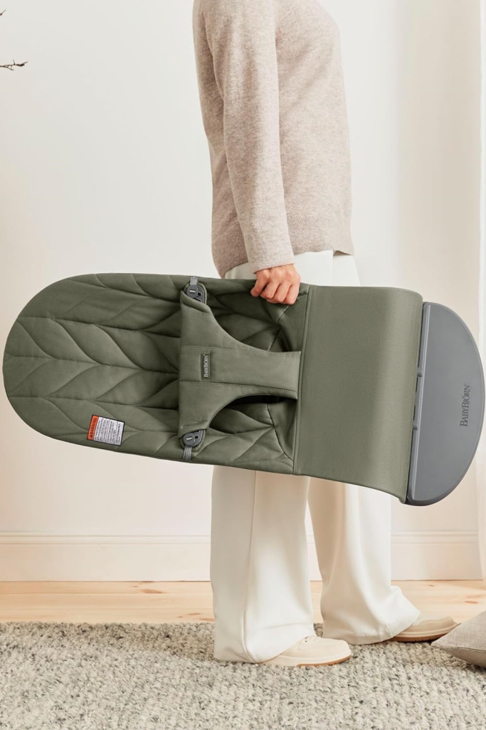 BABYBJORN BLISS WOVEN PETAL LEŽALJKA-DARK GREEN