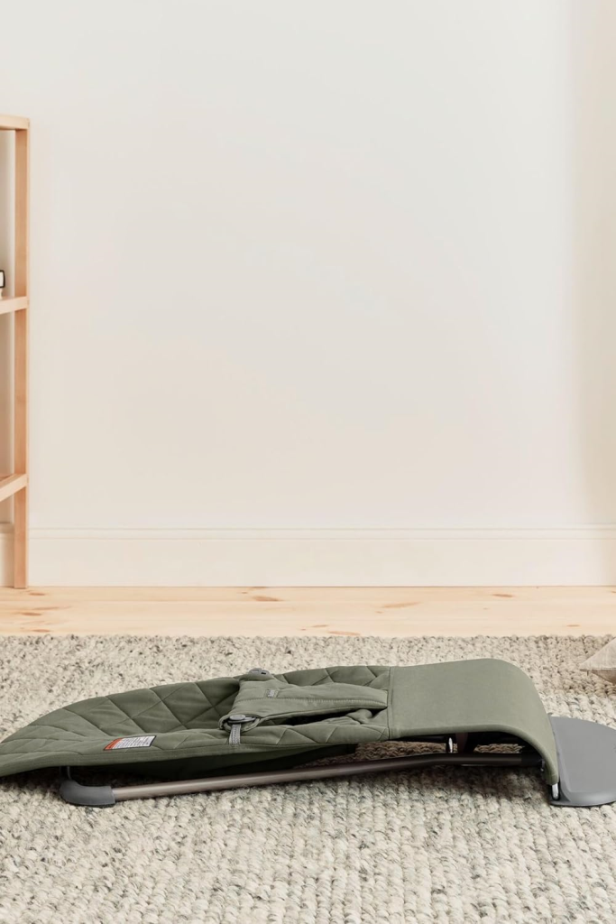 BABYBJORN BLISS WOVEN PETAL LEŽALJKA-DARK GREEN