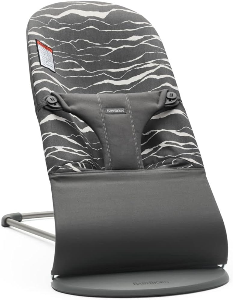 BABYBJORN BLISS COTTON LEŽALJKA-ANTHRACITE/LANDSCAPE