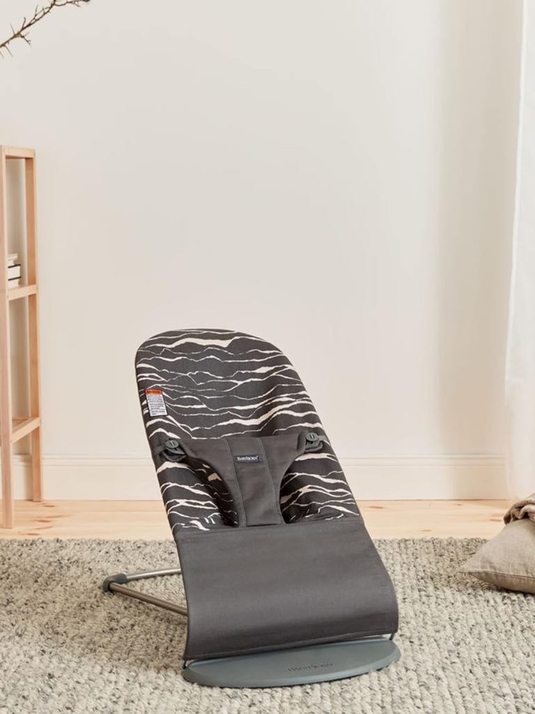 BABYBJORN BLISS COTTON LEŽALJKA-ANTHRACITE/LANDSCAPE