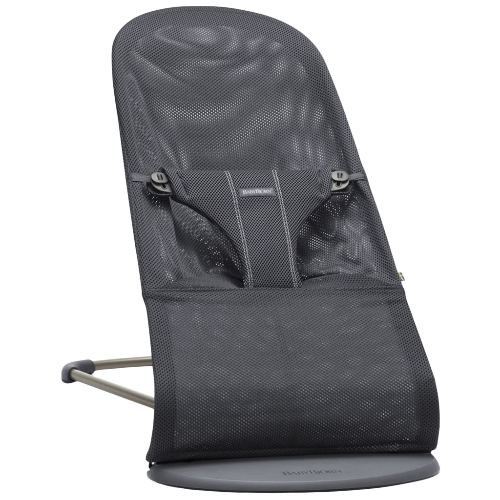 BABYBJORN BLISS MESH LEŽALJKA ANTHRACITE