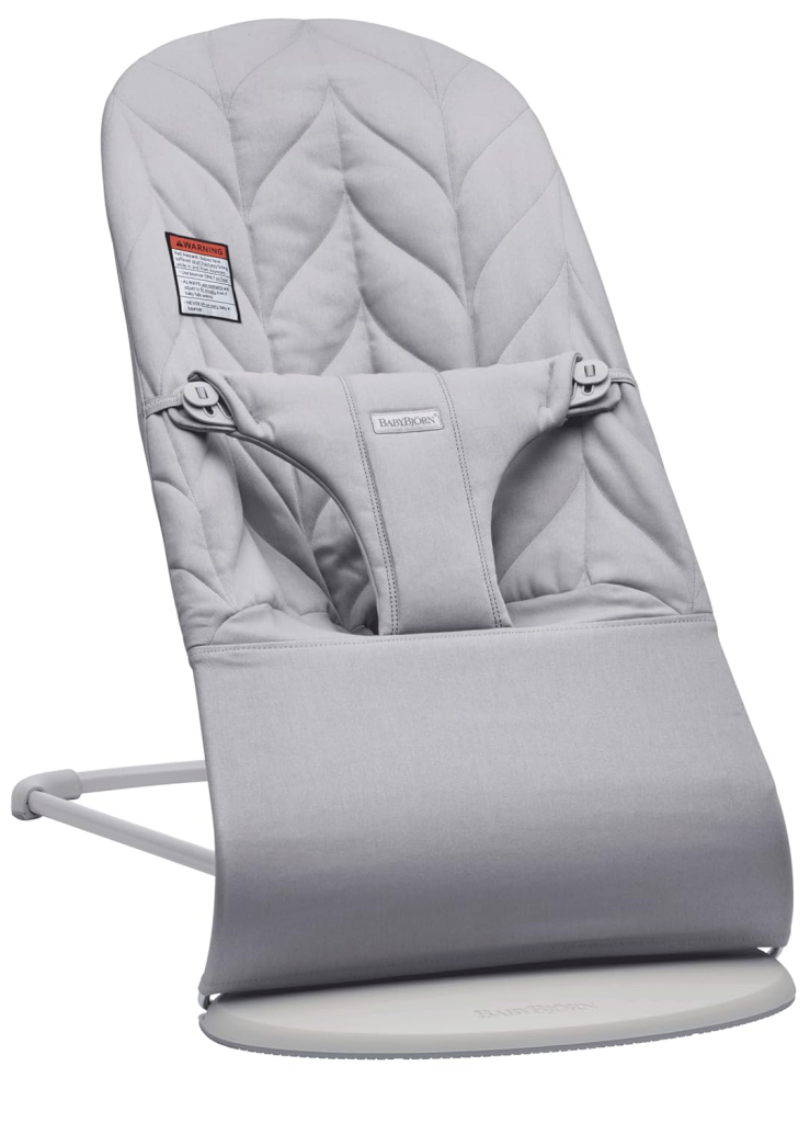 BABYBJORN BLISS WOVEN PETAL LEŽALJKA-LIGHT GREY
