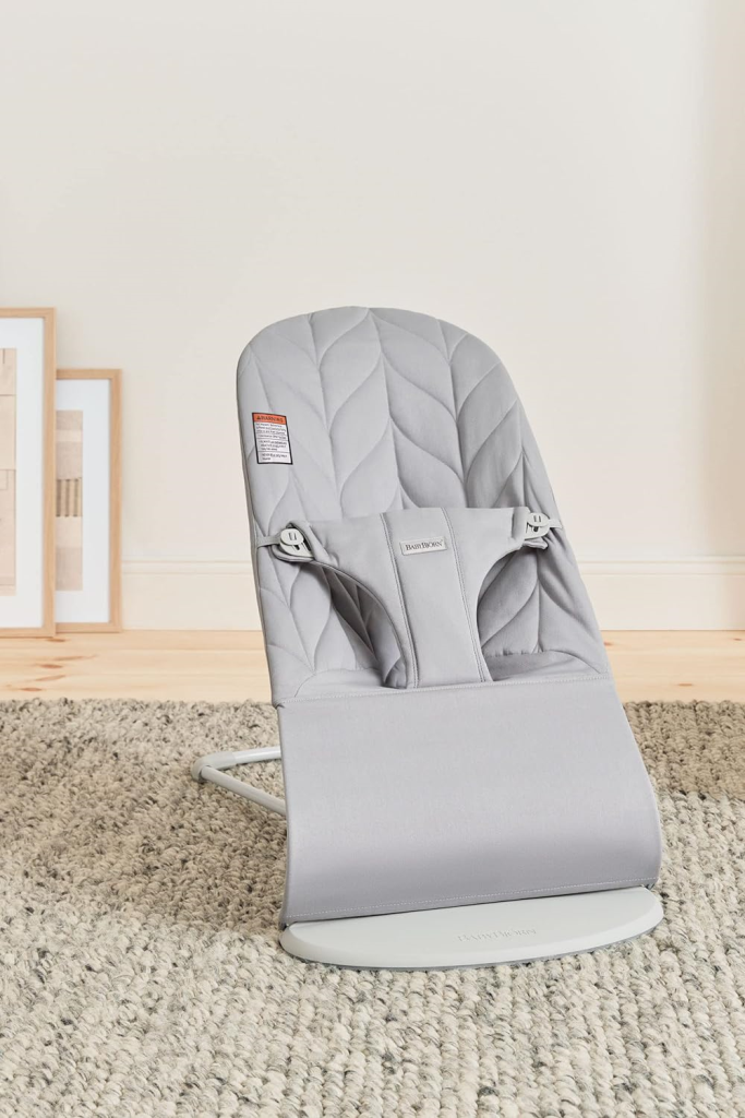BABYBJORN BLISS WOVEN PETAL LEŽALJKA-LIGHT GREY