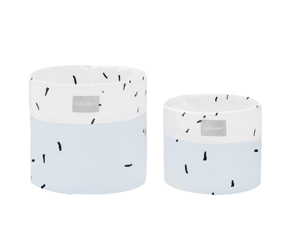 KIKKA BOO SET KOŠARA ZA DJ.SOBU 2KOM-22CM I 18CM BLUE