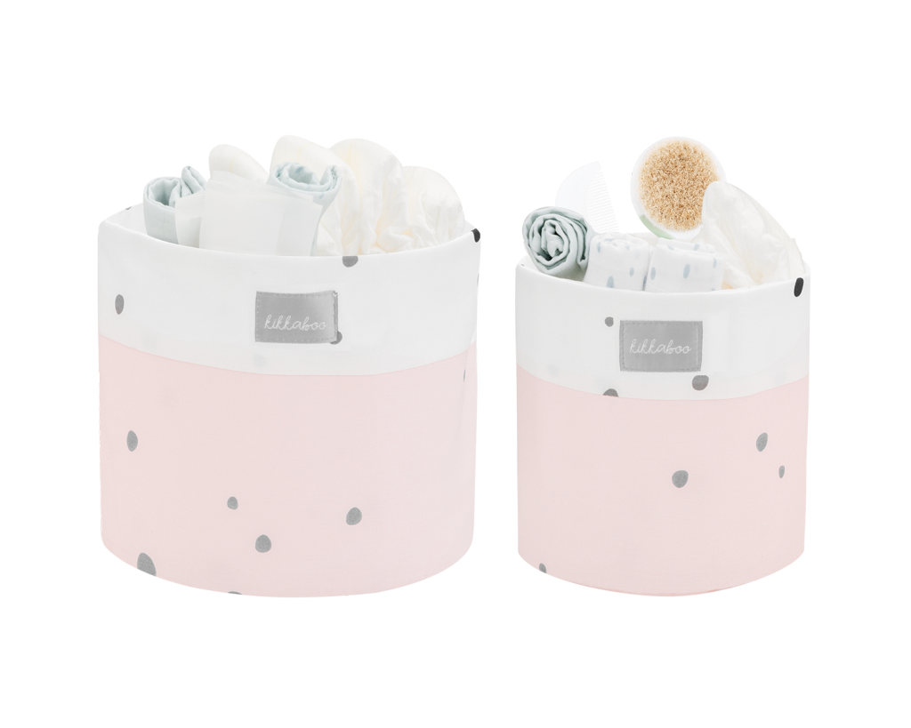 KIKKA BOO SET KOŠARA ZA DJ.SOBU 2KOM-22CM I 18CM,PINK