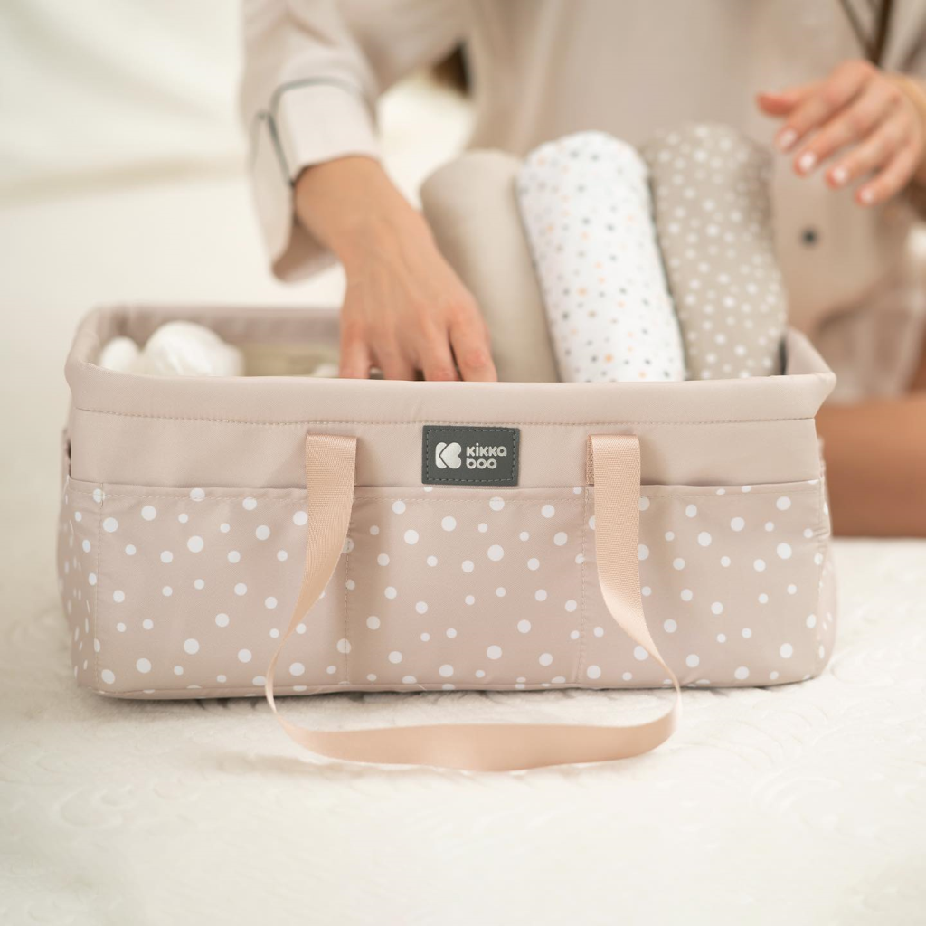 KIKKA BOO ORGANIZATOR ZA PELENE BEAR WITH ME PINK