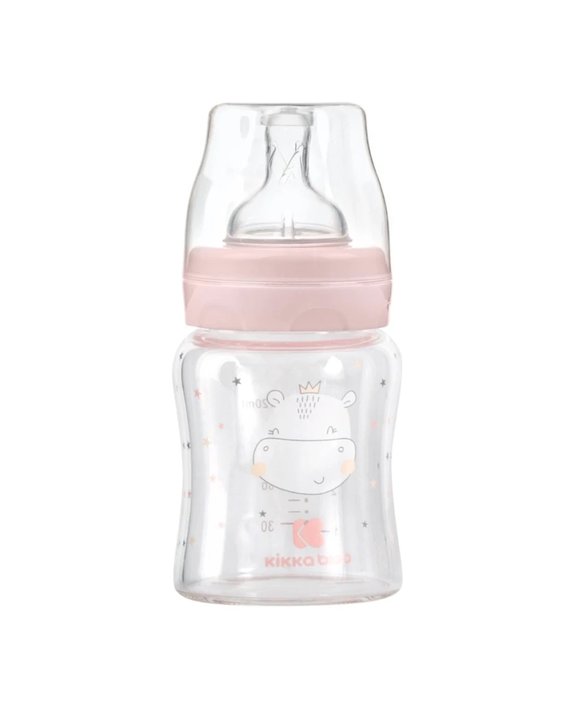 KIKKA BOO STAKLENA BOCA 120ML HIPPO DREAMS,PINK