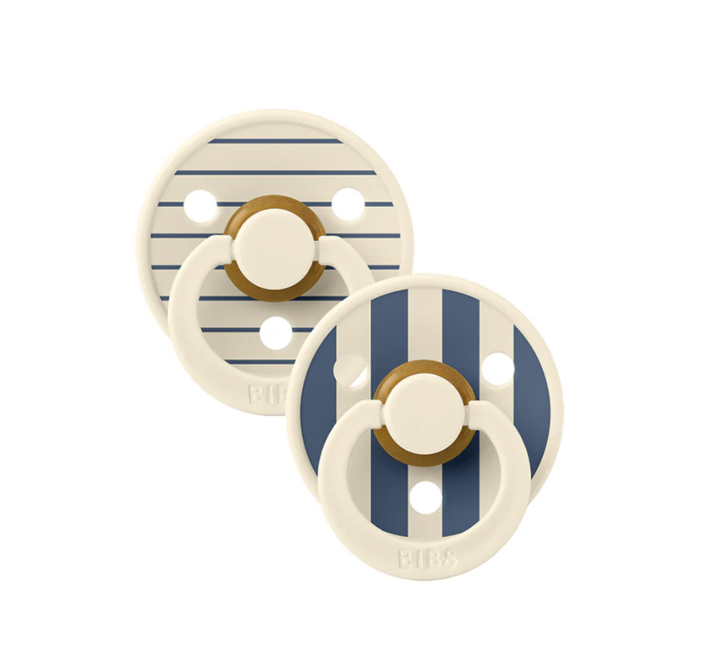 BIBS STUDIO COLOUR PIN IVORY STEEL BLUE MIX VEL.1