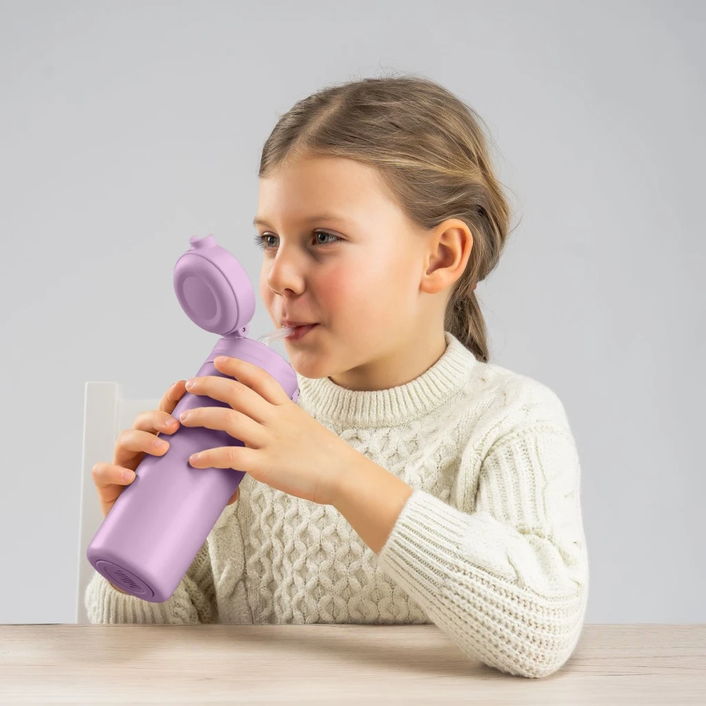 REER DJEČJA BOCA SA SLAMKOM 350ML,PURPLE