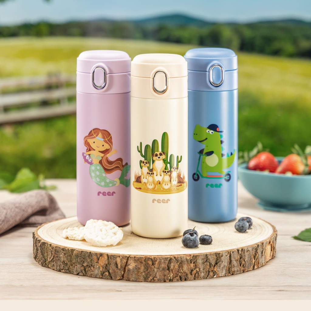 REER DJEČJA BOCA SA SLAMKOM 350ML CREAM WHITE