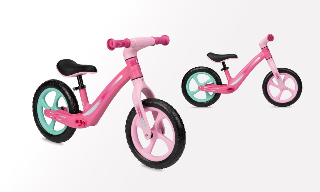 MOMI MIZO BALANS BICIKL ,PINK+MOMI MIMI KACIGA BLACK