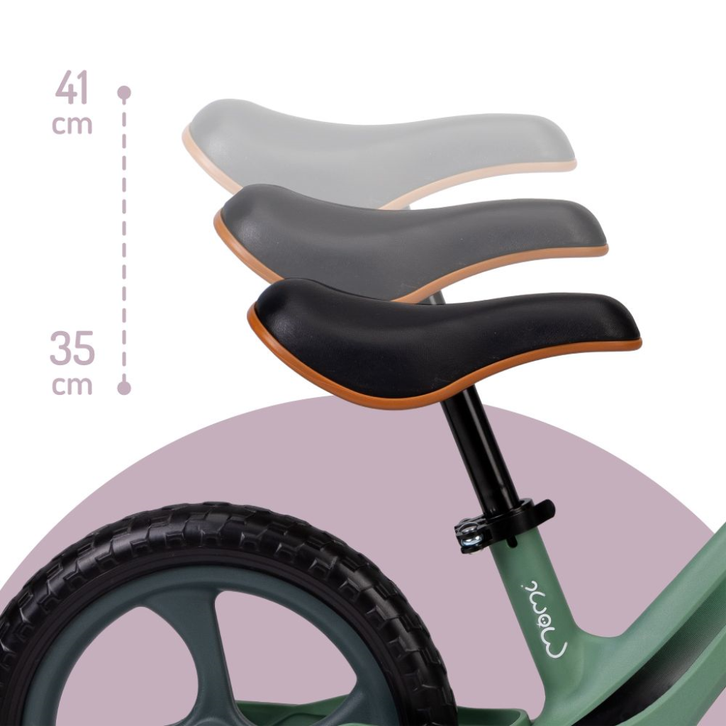 MOMI MIZO BALANS BICIKL ,GREEN+MOMI MIMI KACIGA BLACK