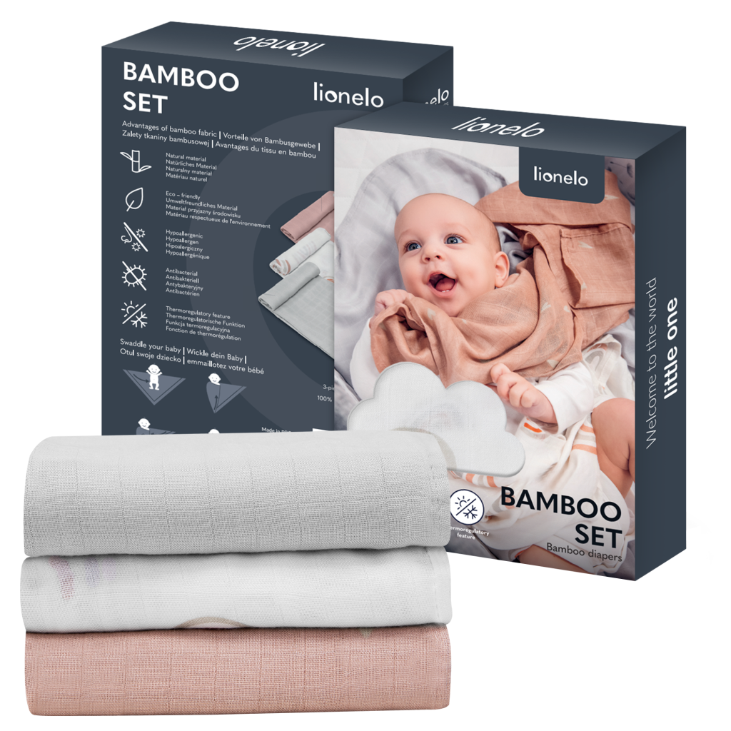 LIONELO BAMBOO SET PELENE RAINBOW