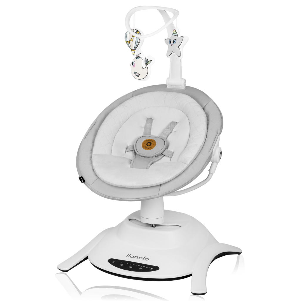 LIONELO BELLA SET LEŽALJKA+LJULJAČKA,GREY