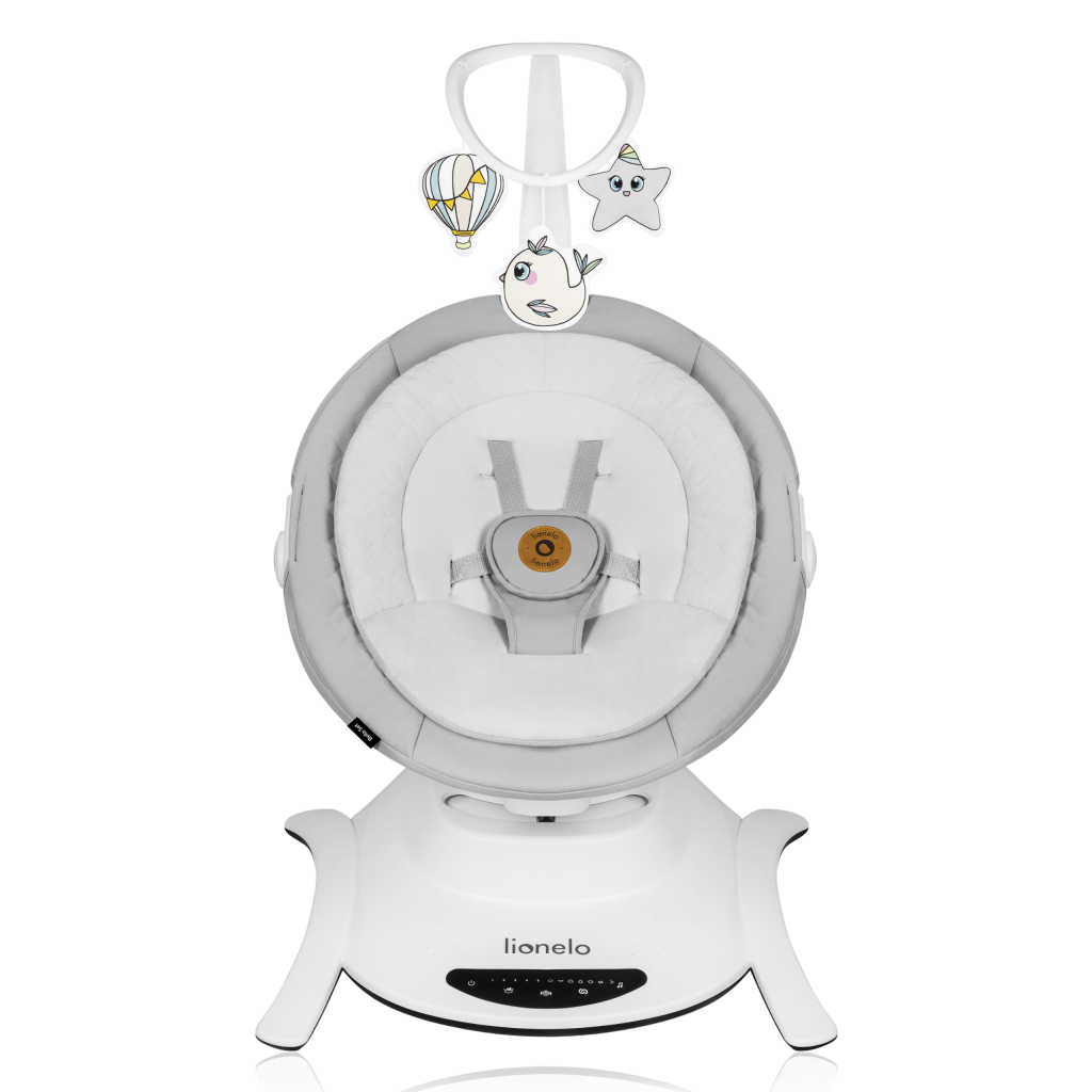 LIONELO BELLA SET LEŽALJKA+LJULJAČKA,GREY