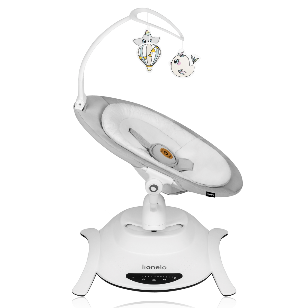 LIONELO BELLA SET LEŽALJKA+LJULJAČKA,GREY