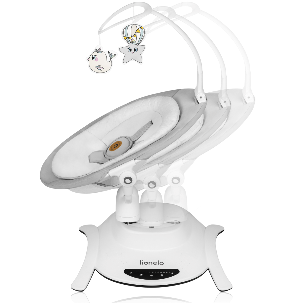 LIONELO BELLA SET LEŽALJKA+LJULJAČKA,GREY