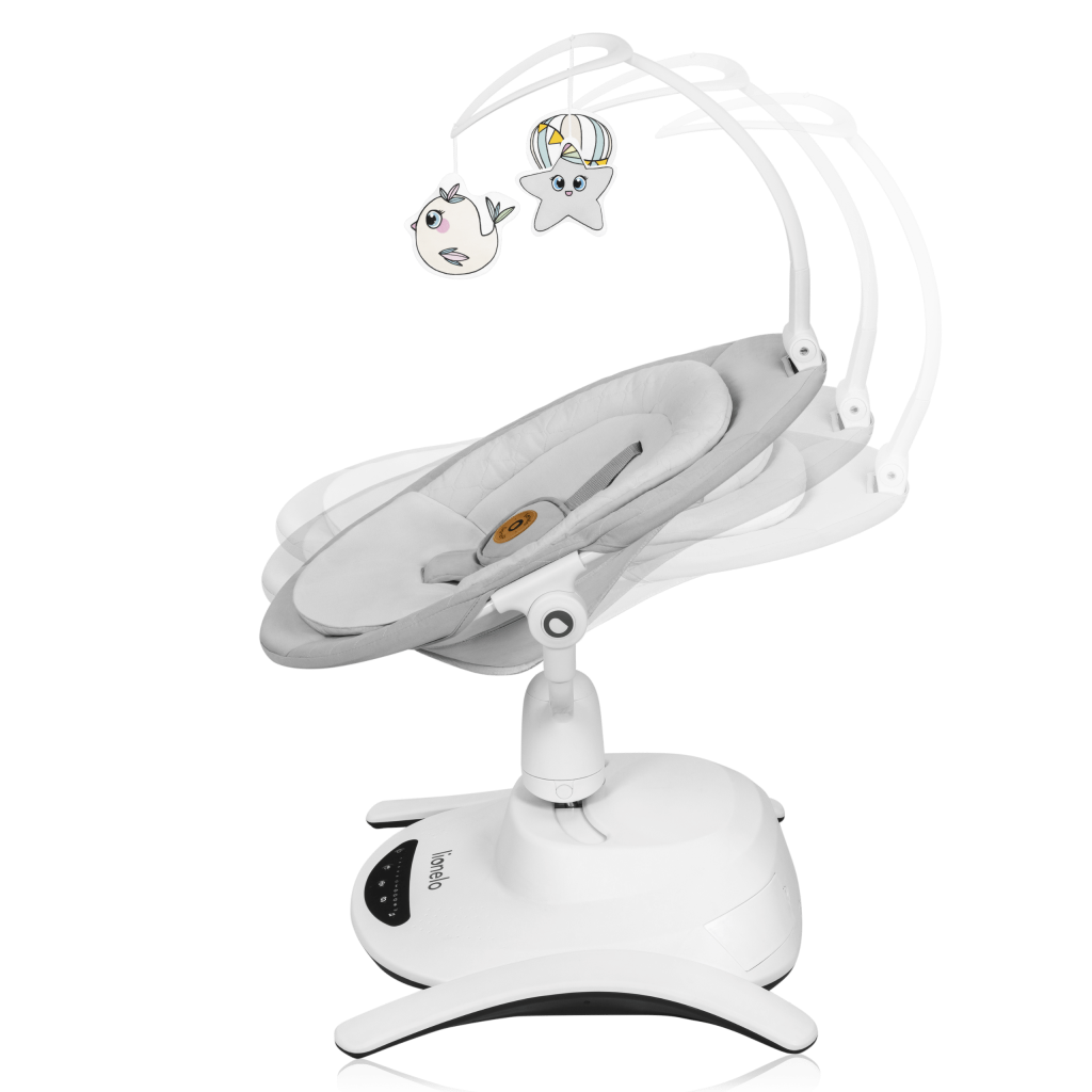 LIONELO BELLA SET LEŽALJKA+LJULJAČKA,GREY