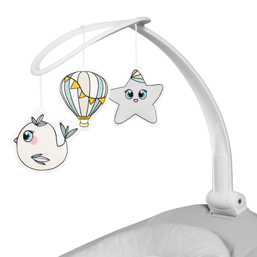 LIONELO BELLA SET LEŽALJKA+LJULJAČKA,GREY