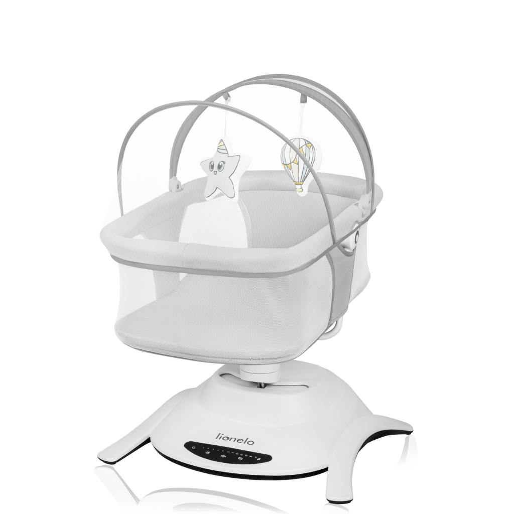 LIONELO BELLA SET LEŽALJKA+LJULJAČKA,GREY