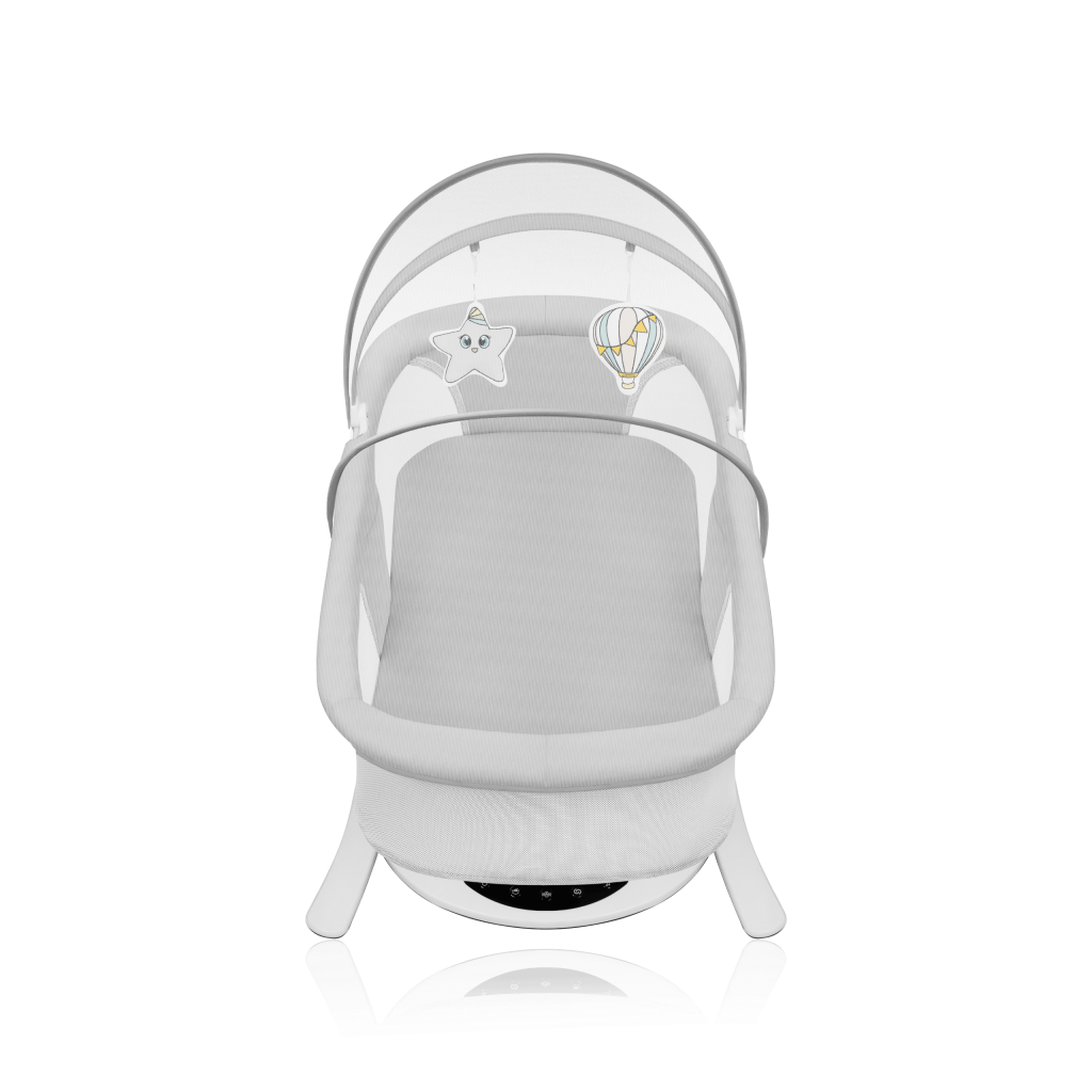 LIONELO BELLA SET LEŽALJKA+LJULJAČKA,GREY