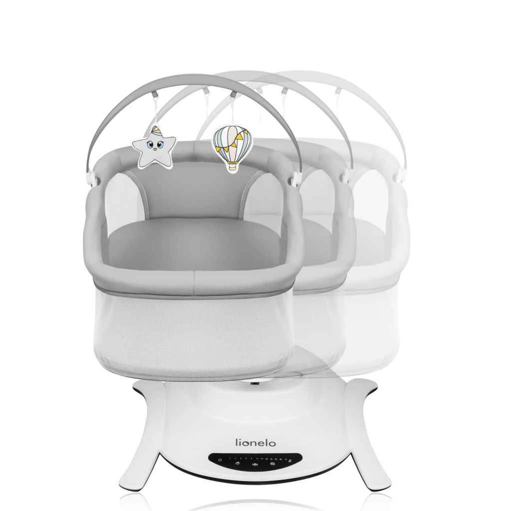 LIONELO BELLA SET LEŽALJKA+LJULJAČKA,GREY