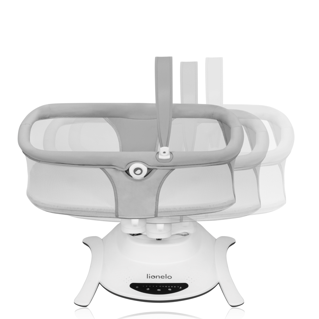 LIONELO BELLA SET LEŽALJKA+LJULJAČKA,GREY