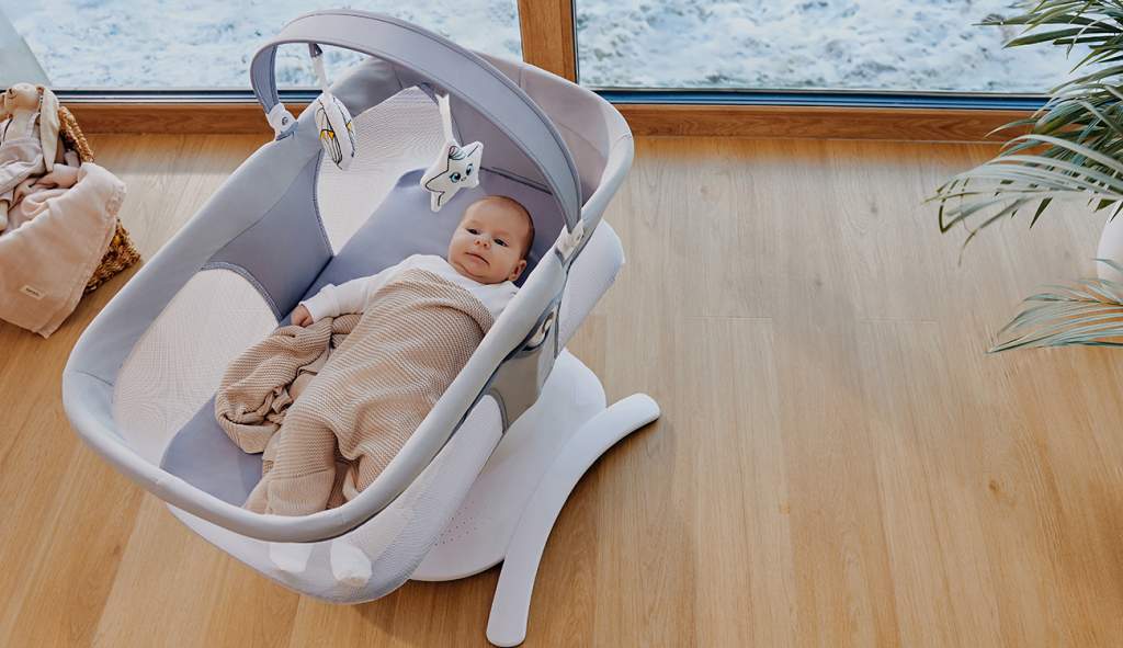 LIONELO BELLA SET LEŽALJKA+LJULJAČKA,GREY