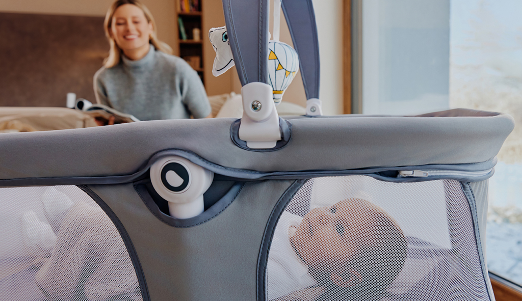 LIONELO BELLA SET LEŽALJKA+LJULJAČKA,GREY