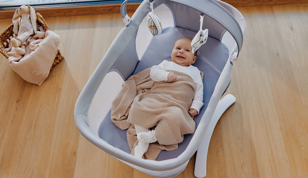 LIONELO BELLA SET LEŽALJKA+LJULJAČKA,GREY