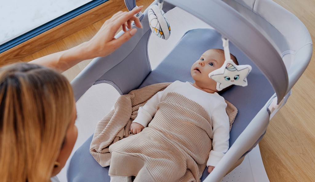 LIONELO BELLA SET LEŽALJKA+LJULJAČKA,GREY