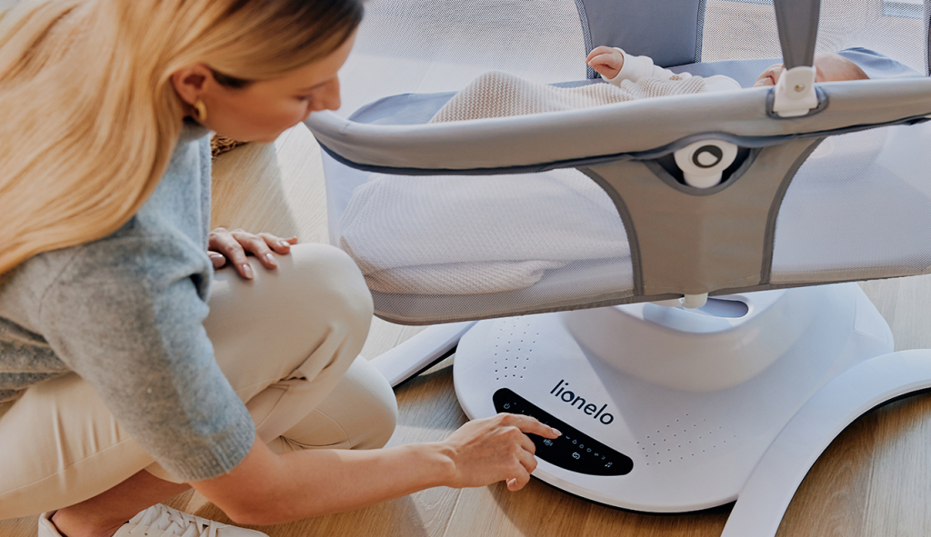 LIONELO BELLA SET LEŽALJKA+LJULJAČKA,GREY