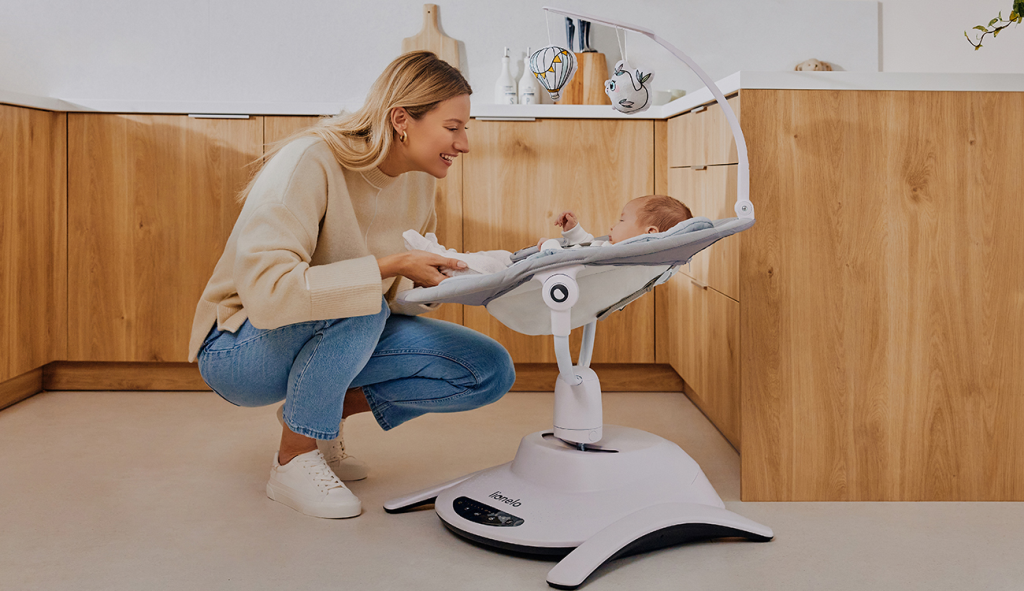 LIONELO BELLA SET LEŽALJKA+LJULJAČKA,GREY