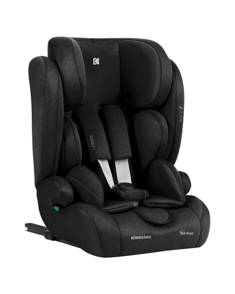 KIKKA BOO  I-CROSS I-SIZE,76-150CM,BLACK